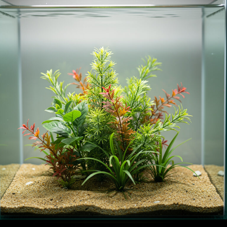 Artificial aquarium plants