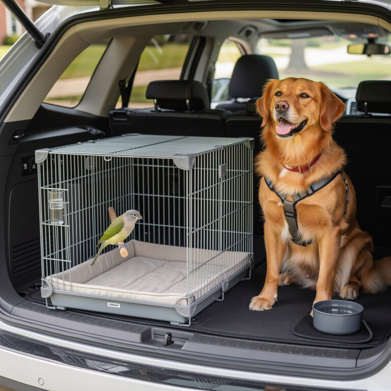 Foldable Bird Travel Cages