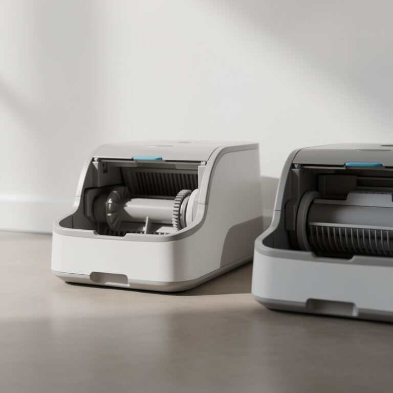 Self-cleaning litter boxes