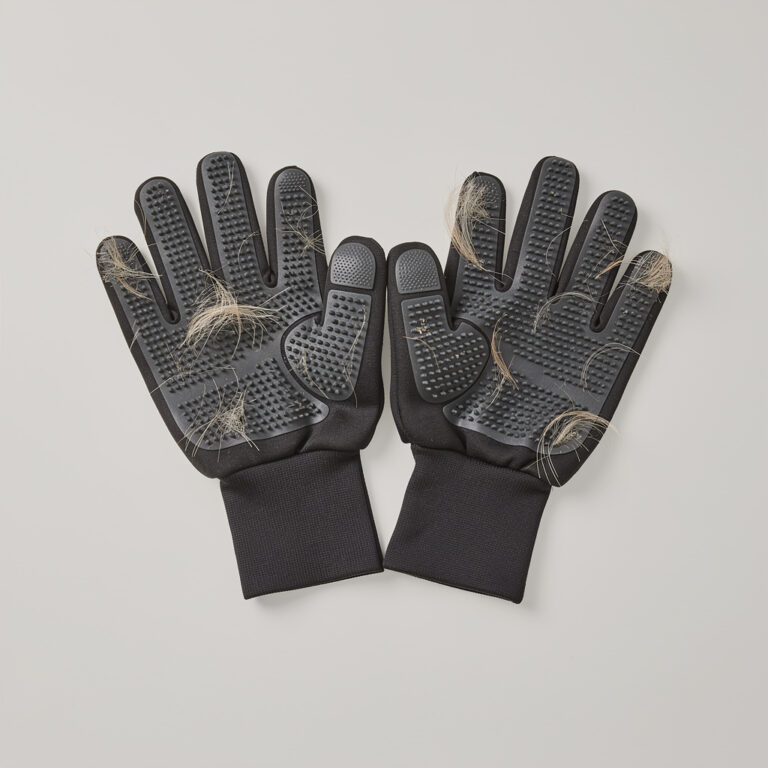 Grooming gloves for light shedding