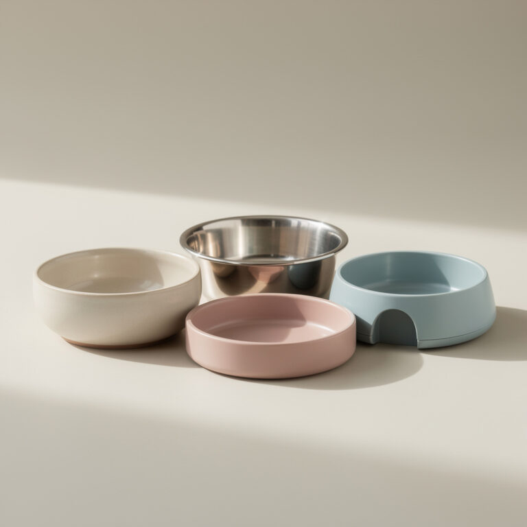 Water dishes that stay steady